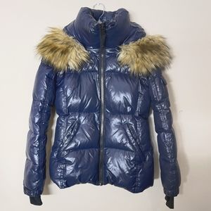 S 13 NEW YORK Gloss Kylie Down Puffer Winter Jacket, size S